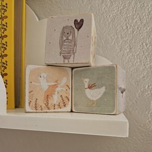 Handmade baby blocks